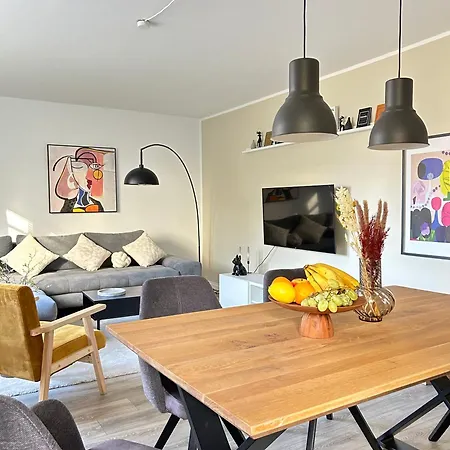 Modernes Designer-Apartment Fuer 7 Gaeste - 80Qm In Zentraler Lage, Self-Check-In Karlsruhe Exterior photo